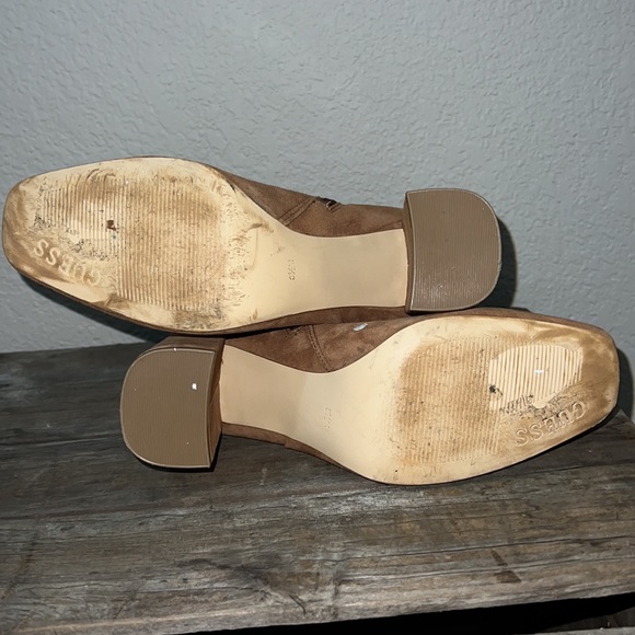 Guess Suede Ankle Booties US W size 8.5 - Picture 7 of 7